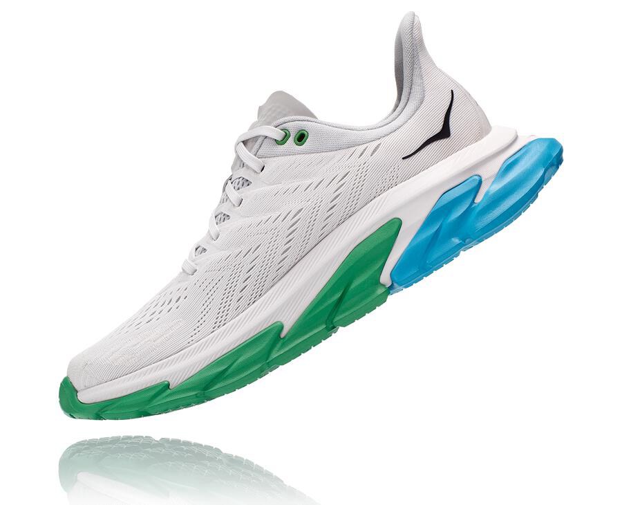 Hoka One One Mens Running Shoes - Clifton Edge - White - GMSQ74108